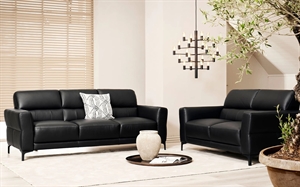 Natuzzi Editions C105 sofasæt 3+2 pers. i sort læder 